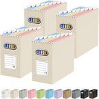 Oterri Cardboard File Organizer Box for Hanging File Folders Letter Size,File Box for Computer Desk,File Cabinet,Working Home