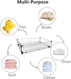 4 Pack Larger Under Bed Storage With Wheels,Rolling Under Bed Drawer,Under Bed Shoes Storage,Open Design, Large capacity,Suit