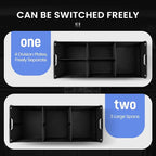 Car Trunk Organizer, Car Storage Organizer, Collapsible Multi Compartment for Car, Suv, Sedan, Truck, 100L, Extra Larger