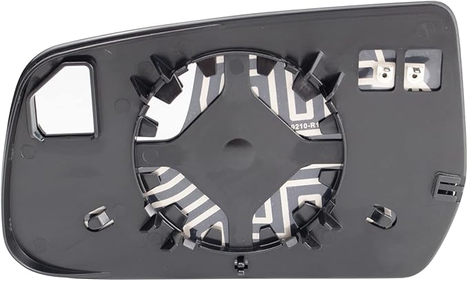 TRQ Passenger Side Heated Mirror Glass Snap On Convex Compatible with 2010-2014 Chevrolet Equinox GMC Terrain GM1324105