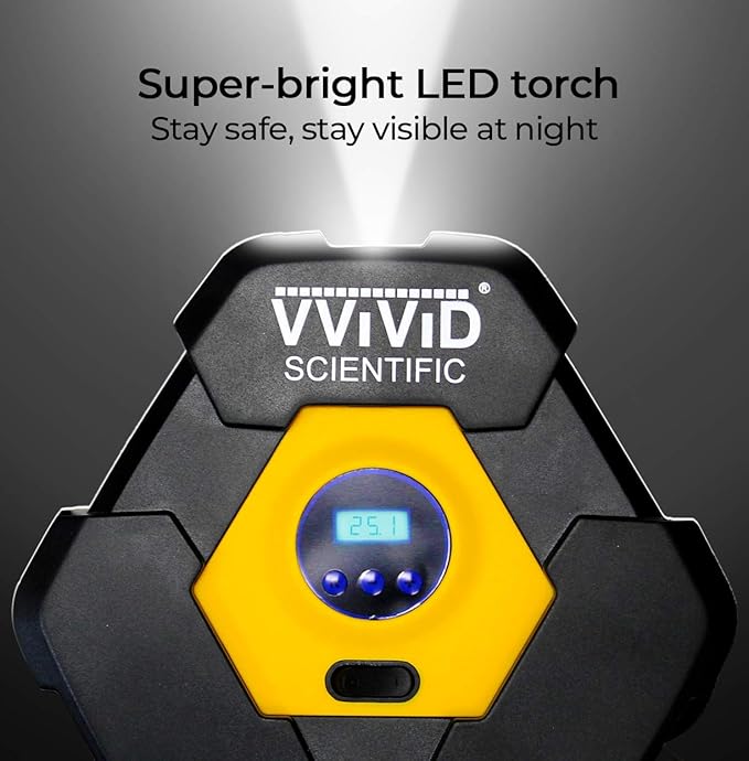 VViViD Deluxe Turbo Tire Compressor Emergency Safety Repair Bundle