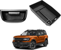 Center Console Organizer Compatible with 2021-2024 Ford Bronco Sport CX430 Dash Storage Tray Armrest Storage Organizer Dashboard Box for Bronco Sport Accessories(Armrest+Dash Storage Tray)