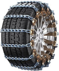Auto Tightening Snow Chains for Fiat Panda EasyPower (LPG) 2008 2009 2010 2011 2012,adjustable portable highly stable anti-sl
