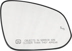 GXARTS Right Passenger Side Mirror Glass Heat Blind Spot 89731-0E371 Compatible With Toyota Highlander 2020 2021 2022 2023 2024