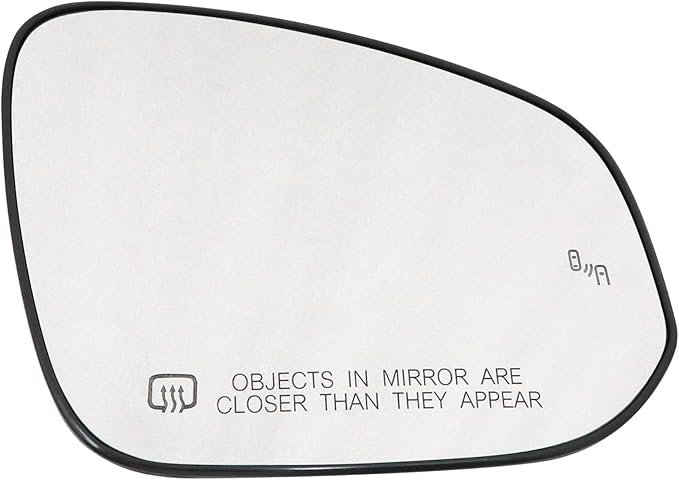 GXARTS Right Passenger Side Mirror Glass Heat Blind Spot 89731-0E371 Compatible With Toyota Highlander 2020 2021 2022 2023 2024