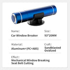 HHXS 2 Pack Window Breaker Seatbelt Cutter Car Window Breaker Safe Hammer Emergency Escape Tool, Glass Breaker Car Escape Too