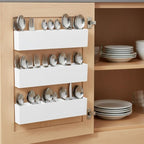 4 Pack Plastic Drawer Organizers for Home, Kitchen, Bathroom, Under Sink, Vanity, Medicine Cabinet and Office Use, White