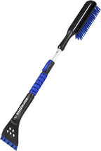Snow Joe 2 Pack 42" Multi-Purpose Ice Scraper and Extendable Snow Brush for Cars with Foam Grip and 360-Degree Pivoting Brush Head, SJEG-SB42SHX2