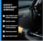 Professional Car Interior Cleaner for Fabric & Leather Seats, Dashboard, Headliner & Carpet - Deep Stain Remover Foam Spray f