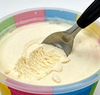 Heavy Duty Flat Ice Cream Spade Scoop with Serrated Edge Easy Carves Through n Scrape the Hardest Of Ice Creams| Sorbet n Gel