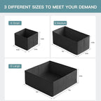 Criusia Drawer Organizer Clothes, 21 Pack Dresser Organizer for Baby Clothes, Underwear, Sock - Foldable Closet Organization 