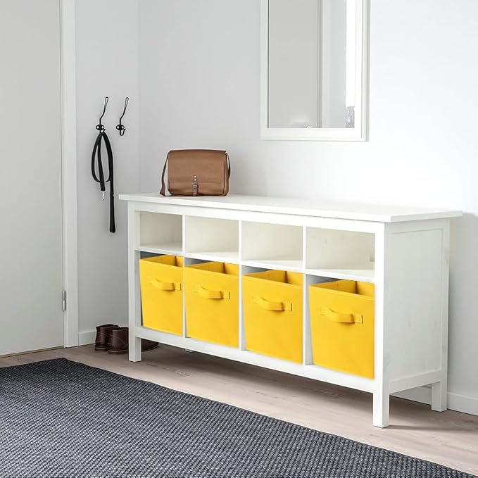 ShellKingdom Storage Bins, Foldable Fabric Storage Cubes and Cloth Storage Organizer Drawer for Closet and Toys Storage, 6 Pa