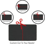 Universal Sunvisor Warning Label Covers - Peel & Stick Sun Visor Cover Up for All Cars, Trucks, SUV, Van, Sports Car (Stone)