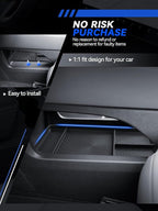 for Pathfinder Center Console Organizer Nissan Pathfinder 2022 2023 2024 2025 Accessories Armrest Tray Middle Storage Box Insert Container Durable ABS Plastic