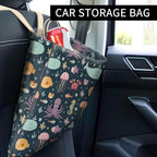 Car Trash Can, Cute Car Trash Bag, Hanging Car Organizer and Storage Bag, Trash Bin for Car Accessories, Vehicle, Travelling, Camping Cute Colorful Marine Animal