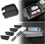 GZSH 2 PCS Trunk Organizers for 2025 Ford Bronco 4 Doors Automatic Transmission ONLY with Center Console Organizer, Door Handle Storage Not for manual transmission (Not for Sport & 2Door)