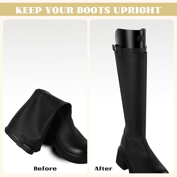 8Pcs Boot Shapers for Tall Boots, Boot Inserts Holders Support for Women
