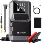 Jump Starter with Air Compressor, 6000A 150PSI Car Battery Jump Starter (10.0 Gas/8.0L Diesel) Battery Jumper Starter