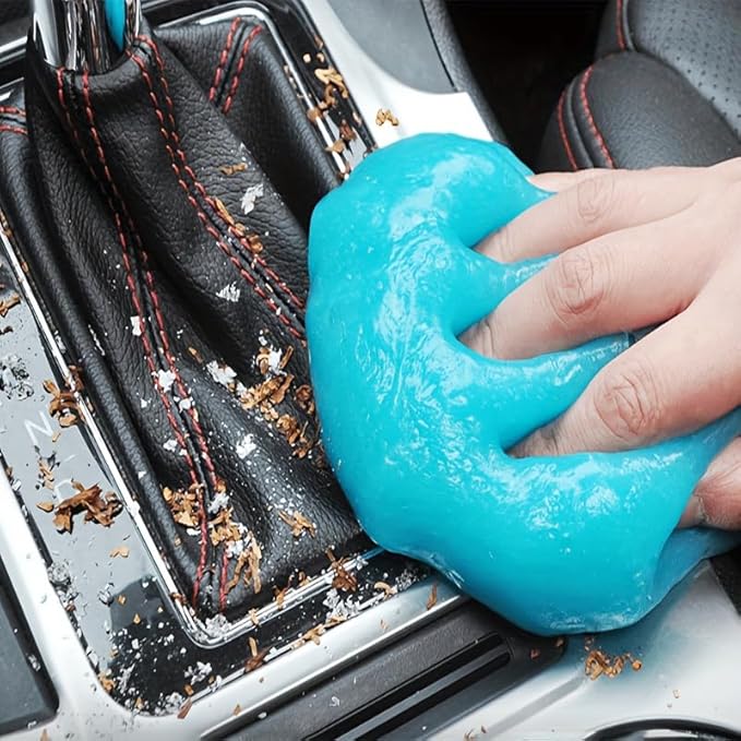 Universal Car Cleaning Gel - Interior Detailer Putty for Auto Vents, Dashboard & Crevices Magic Dust Remover Slime for Car