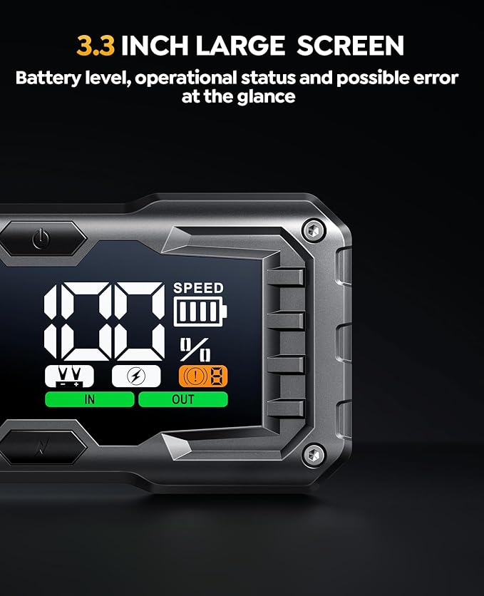 YaberAuto Car Battery Jump Starter 5500A Portable Car Jump Starter Battery Pack (10.0L Gas/9.0L Diesel), 12V Car Battery