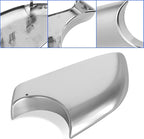 Jaronx Compatible With Tesla Model 3 Mirror Bottom Cover 2017-2025, Chrome Right Passenger Side Door Wing Rearview Mirror Lower Base Cover, For Tesla Model 3 Accessories(Right)