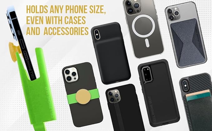 Cup Holder Phone Holder Mount for Car - Universal Adjustable Expander Cradle Hands-Free Driving - Compatible with All Smartphones Car Mount for iPhone Samsung Google Android Mobile Accessories Green