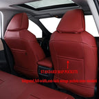 EKR Rav4 Seat Covers Custom Fit for Toyota Rav4 (Only Hybrid) 2019-2025 LE,XLE,XLE Premium,Limited,Woodland Edition, Leather 