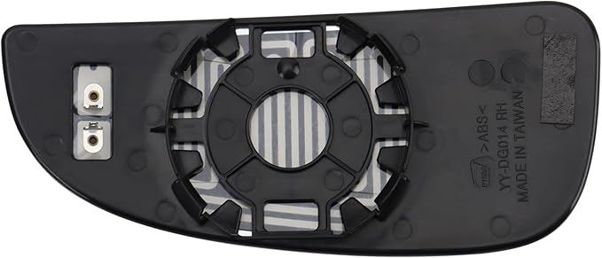 TRQ Passenger Side Lower Mirror Glass Heated Clear Compatible with 2014-2023 Ram ProMaster 1500 2500 3500 CH1325194