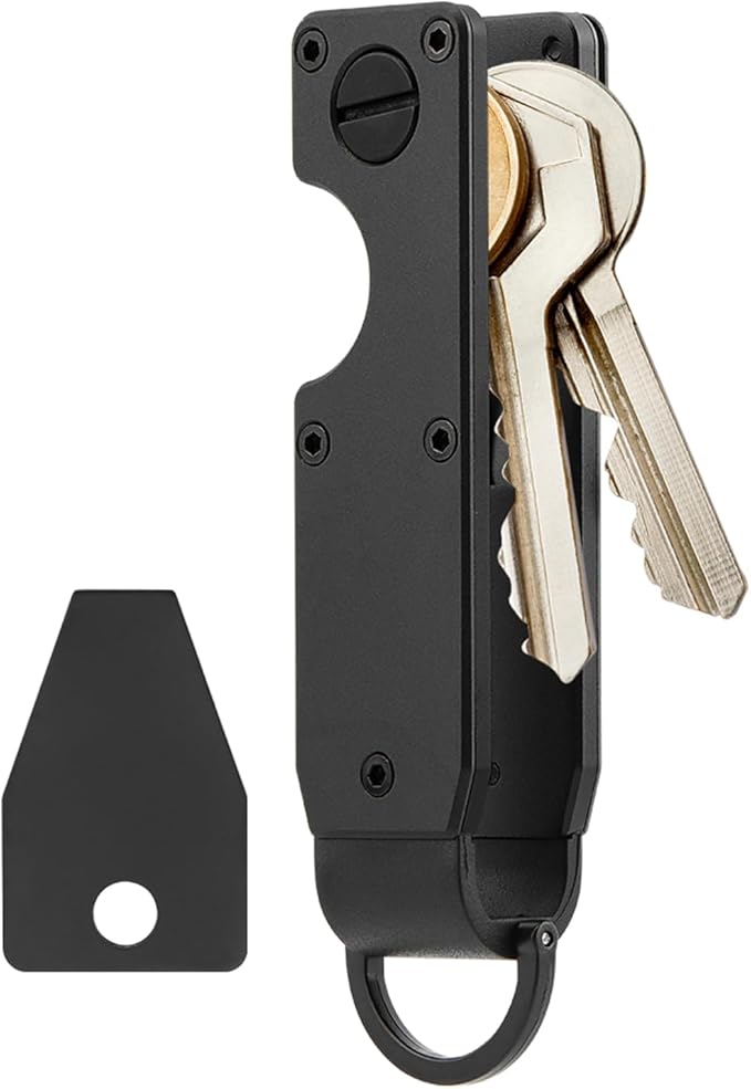 Key Organizer, Chain Holder Organizer, Minimalist Holder for keychain Secures 1-5 Keys
