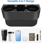 EEEKit Car Cup Holder, Car Seat Seam Wedge Cup Holder, Cell Phone Storage Organizer, Multifunction Glove Box Organizer