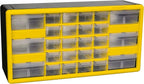 Akro-Mils 26-Drawer Plastic Drawer Storage Cabinet for Garage Organization, Bead Organizer, Building Bricks Storage, Teacher 