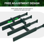ANTOWIN Expandable Bamboo Drawer Dividers Organizers, Drawer Separators Splitter,17-22 inches Long Adjustable Spring-loaded O