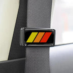 2PCS Tri-Color Car Seatbelt Adjuster for car Universal Car Seat Belt Pads Cover for More Comfortable Driving (A)