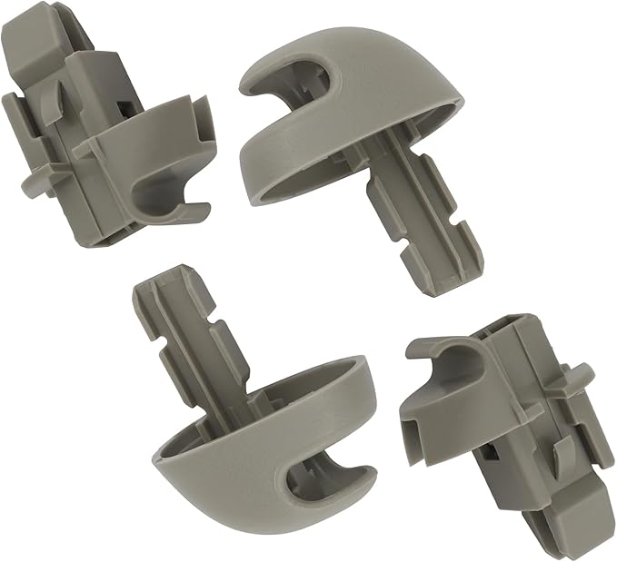 TQPONLY Sun Visor Holder Retainer Clips (2 Pcs) | Compatible with 2000-2003 Dodge Dakota Durango Accessories Car Visor Organizer | Replacement 5GE11TL2AA