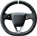 MEWANT DIY Stitching Steering Wheel Cover Wrap for Tesla Model 3 Highland 2023-2025/Model Y 2025 Highland for Tesla Model 3/Model Y Accessories