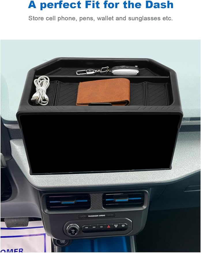 CDEFG for 2026 Ford Maverick Dashboard Storage Tray - Behind Screen Organizer Box 13.2-Inch Screen Dash Tray for 2025 2026 Fo