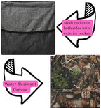 NGIL Extra Large Utility Tote Reusable Grocery Bag Oversized Collapsible for Groceries, Storage, Picnic, Beach (Camo-hot Pink)