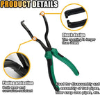 smilfuy Fuel Line Plier, Quick Disconnect Release Removal Tool, Petrol Hose Pipe Clamp Clip with Handle, Universal Fuel Line 