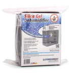 HYDROSORBENT Silica Gel Dehumidifier (200gm - 2 Pack) - Silica Gel Packets w/Built-in Color Changing Indicator for