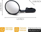 Peleg Design Watch-It – Monitor Mirror, Clip-On Cubicle, Computer Rear-View mirror, Convex for Personal Safety or Security, Cabinet Desk Rear-View Monitors Blind Spot