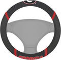 FANMATS NCAA Unisex-Adult Embroidered Steering Wheel Cover