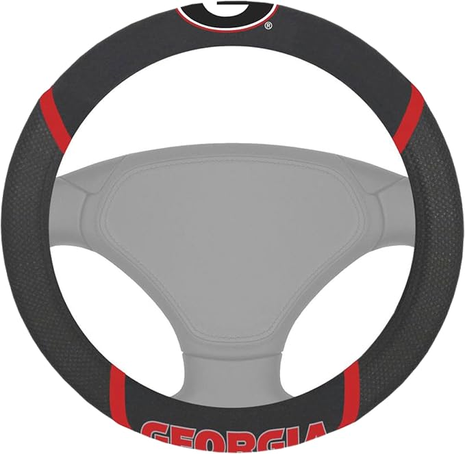 FANMATS NCAA Unisex-Adult Embroidered Steering Wheel Cover