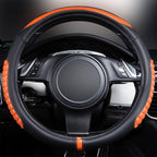 Flying Banner car Steering Wheel Cover Gel Massage Velvet Cool Warm Universal Size 15 inches SUV Truck Anti Slip Odorless Sum