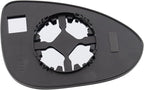 TRQ Driver Side Mirror Glass Clear Snap On Compatible with 2012-2020 Chevrolet Sonic GM1324156