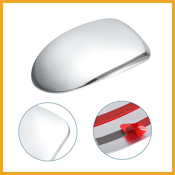 Car Exterior Mirror Cover Cap Overlay Fit for Chevrolet Silverado Suburban for GMC Sierra Yukon - Pack of 2 Chrome Plated Durable Material Replacement