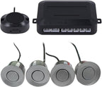 Car Reverse Backup Parking Sensor Radar System, Buzzer beeps, Detection Distance:30~150CM, Waterproof Sensors (22mm diameter 