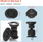 sincetop Car Phone Mount with Lock Hook, Horizontal Vent Fin Holder, One Hand Quick Mount & Release