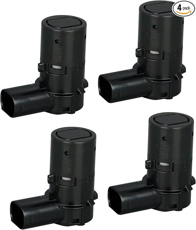 Reverse Parking Assist Sensors 3F2Z-15K859-BA Backup Bumper Sensor 4PCS Compatible with Ford F150 F250 F350 E150 E250 E350 Me