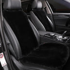 OGLAND 2 Pack Fuzzy Fluffy Fur Sheepskin Car Seat Covers for Auto Soft Cozy Wool Universal Seat Cushion Accessories Automobil