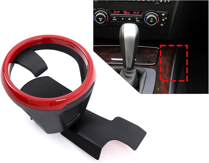 Center Console Cup Holder Compatible with BMW 3 Series 2005-2012 E90 E91 E92 E93 325i 320i 318i,Passenger Front Seat Center C